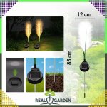 Pampafű LED lámpa dekoráció - 2 darab - 85 cm