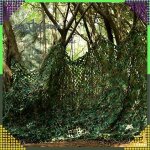 Terepszínű kerti háló - 3x3m