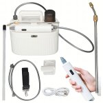 5 literes akkumulátoros kerti permetező – elektromos, nyomásos, USB-C töltés