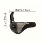 Kerékpár markolat szarvakkal – ergonomikus, csúszásmentes, fekete-szürke