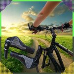 Kerékpár markolat szarvakkal – ergonomikus, csúszásmentes, fekete-szürke