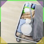 Összecsukható utazó vízforraló – 600 ml, 600W, fehér