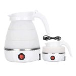 Összecsukható utazó vízforraló – 600 ml, 600W, fehér