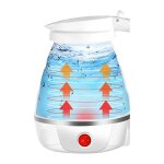 Összecsukható utazó vízforraló – 600 ml, 600W, fehér