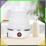 Összecsukható utazó vízforraló – 600 ml, 600W, fehér