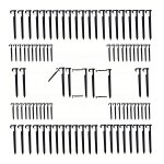 Szárnyas rögzítő tüske 16–20 mm csepegtetőcsőhöz – 100 db, 15 cm