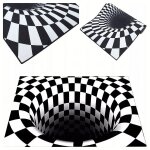 3D optikai illúziós lábtörlő – 