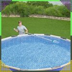 Bestway 58234 Aquaclean medencetisztító készlet – teleszkópos nyéllel és vákuumos kefével
