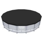 Bestway 58249 medencetakaró ponyva – Ø 488 cm, fekete