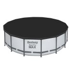 Bestway 58249 medencetakaró ponyva – Ø 488 cm, fekete