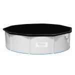 Bestway 58249 medencetakaró ponyva – Ø 488 cm, fekete