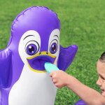 Bestway Polar Pals felfújható kerti játszótér – 134×131×73 cm – vízi és szárazföldi játékokkal