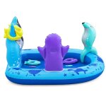 Bestway Polar Pals felfújható kerti játszótér – 134×131×73 cm – vízi és szárazföldi játékokkal
