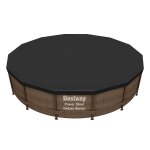 Bestway medencetakaró ponyva – Ø 427 cm – fekete – PVC védőhuzat