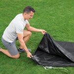 Bestway medencetakaró ponyva – Ø 427 cm – fekete – PVC védőhuzat