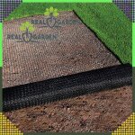 Erős vakondháló – 2x10 m – 30 g/m² – sűrű, strapabíró + 50 rögzítő tüskével