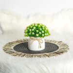 Műnövény dekoráció - apró virág - 3 féle - 18 x 8,5 cm