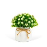 Műnövény dekoráció - apró virág - 3 féle - 18 x 8,5 cm