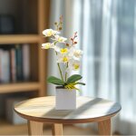 Műnövény dekoráció - orchidea - 3 féle - 37 cm