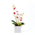 Műnövény dekoráció - orchidea - 3 féle - 37 cm