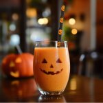 Papír szívószál - halloween - 197 x 6 mm - 25 db / csomag