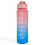 Sport kulacs - 750 ml - opálos - kék-lila színátmenetes