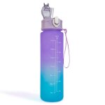 Sport kulacs - 750 ml - opálos - kék-lila színátmenetes