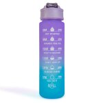 Sport kulacs - 750 ml - opálos - kék-lila színátmenetes