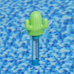 Bestway zöld kaktuszos úszó hőmérő medencébe és jacuzziba – 25 cm
