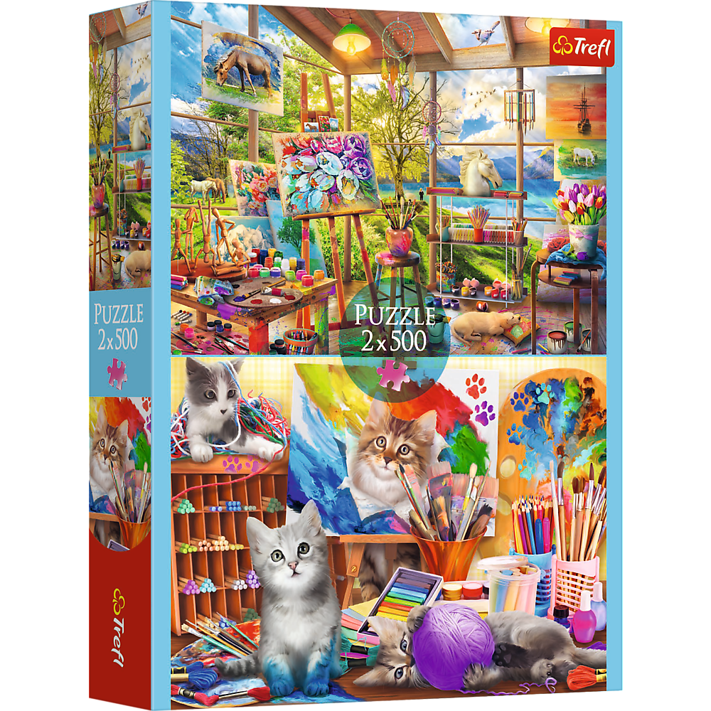 Trefl Sztuka malowania puzzle (2x500) - Marketa.hu - Ahol a vásárlás ...