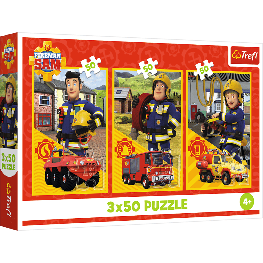 Trefl Strażak Sam 3x50 puzzle (3x50 darabos) - Marketa.hu - Ahol a ...