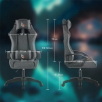 Gaming és irodai forgószék – erős, max. 100 kg