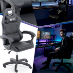 Gaming szék fiataloknak - állítható - fekete