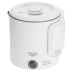 Utazós elektromos vízforraló 0,8L, fehér - Adler AD 1388