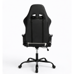 Fehér ergonomikus gamer szék – állítható, dönthető, lábtartós