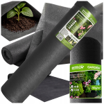 Vastag Agrotextil Gyomellenes Talajtakaró 50g/m² - 1,5x50m - Fekete