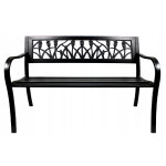 GardenLine Kerti pad - Tulipán - 125 x 53 x 77 cm - Fekete