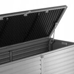 GardenLine kerti tároló - 390 literes - Szürke-Fekete