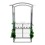 GardenLine növényfuttató pergola kiskapuval - 106 x 50 x 217 cm