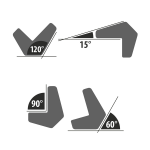 Hegesztőmágnes - 15°-60°-90°-120° - max. 9 kg